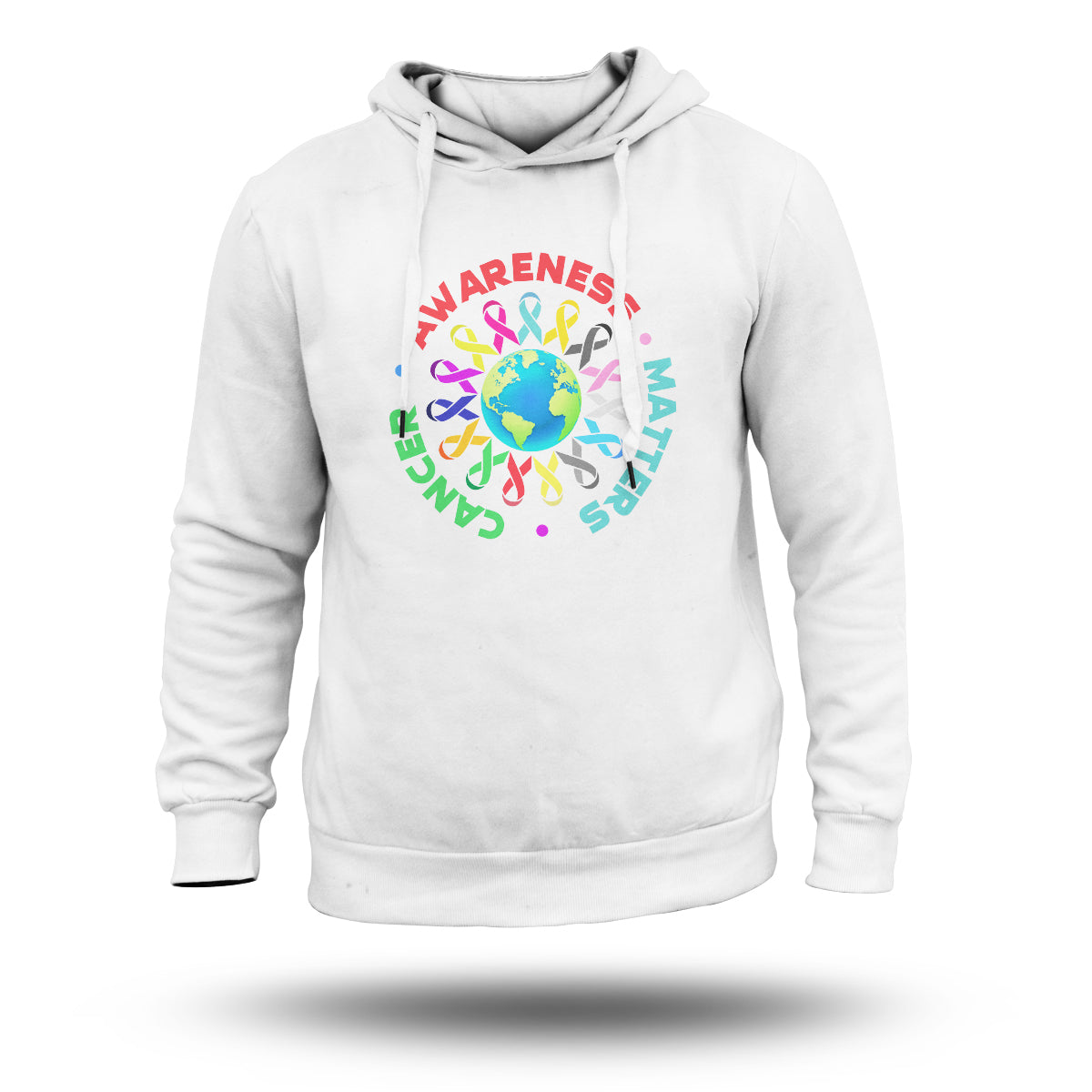 Cancer Awareness Matters All Cancer Ribbons, Awareness Hoodie - Wonder Print Shop