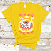 Mom & Daughter Always Heart To Heart Mothers Day From Daughter For Mom T Shirt - Wonder Print Shop