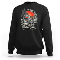 Funny Motorcycles Therapy Motorcycle Rider Biker Wind Therapy Sweatshirt - Wonder Print Shop