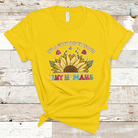 Kindergarten Teacher It's A Good Day To Teach Tiny Humans Sunflower T Shirt - Wonder Print Shop