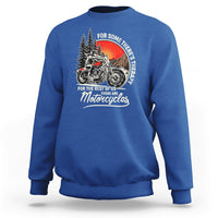 Funny Motorcycles Therapy Motorcycle Rider Biker Wind Therapy Sweatshirt - Wonder Print Shop