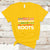American Grown With African Roots African American Flag T Shirt - Wonder Print Shop