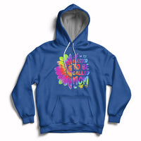 Blessed To Be Called Mom Cute Mother's Day Tie Dye Sunflower Hoodie - Wonder Print Shop