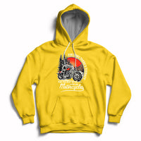 Funny Motorcycles Therapy Motorcycle Rider Biker Wind Therapy Hoodie - Wonder Print Shop