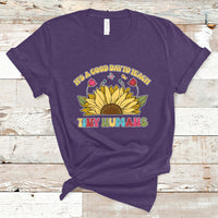 Kindergarten Teacher It's A Good Day To Teach Tiny Humans Sunflower T Shirt - Wonder Print Shop