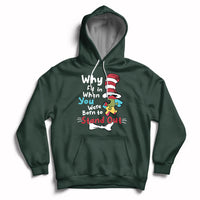 Autism Autistic Why Fit In When You Were Born to Stand Out Hoodie - Wonder Print Shop