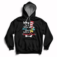 Autism Autistic Why Fit In When You Were Born to Stand Out Hoodie - Wonder Print Shop