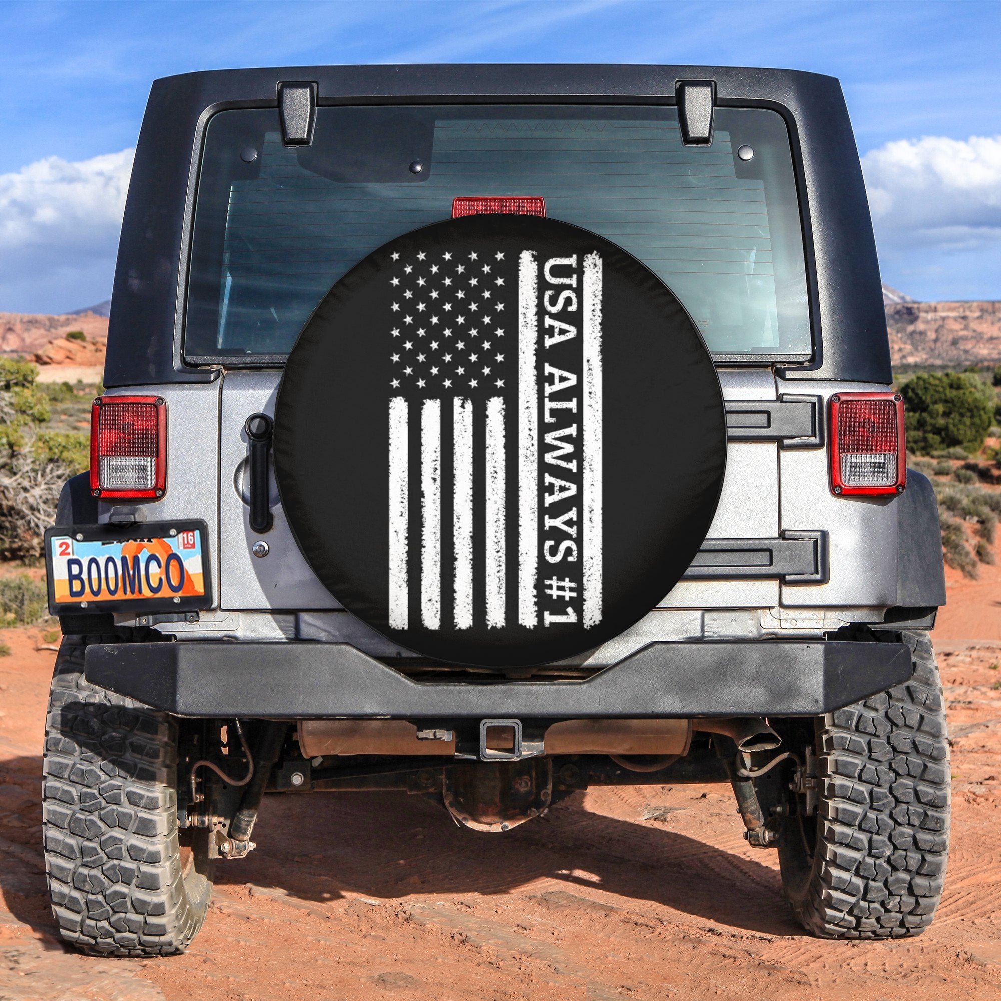 4th Of July Tire Covers - US Independence Day USA Always #1 Spare Tire Cover NO.54 LT8 - Wonder Print Shop
