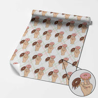 2 In The Pink 1 In The Stink Wrapping Paper Roll Funny Donut Adult Humor