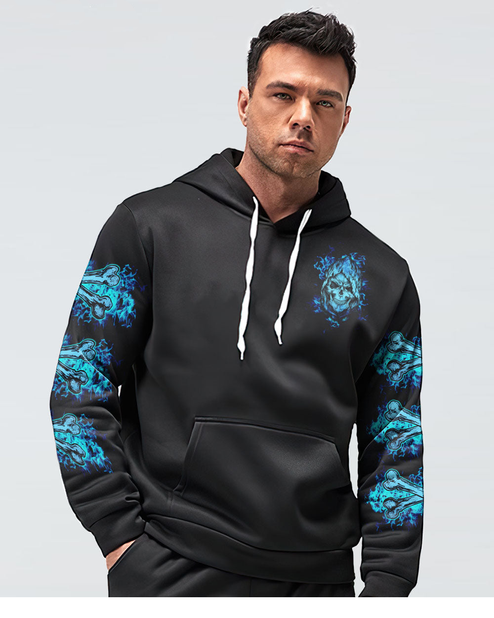 Valentine Outfit Skull The Real Boss Hoodie For Couple - Wonder Print Shop