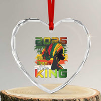 2025 And I Still Dream Like King Heart Crystal Glass Ornament Martin Luther King Day