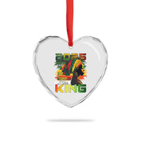 2025 And I Still Dream Like King Heart Crystal Glass Ornament Martin Luther King Day