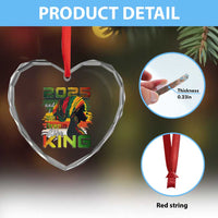 2025 And I Still Dream Like King Heart Crystal Glass Ornament Martin Luther King Day