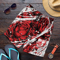 2026 Autumn Rugby Nations England Shorts for Men Red Rose Majestic Motif