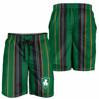 2026 Autumn Rugby Nations Ireland Shorts for Men Shamrock Gold Green Stripes Style