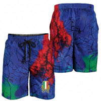 2026 Autumn Rugby Nations Italy Shorts for Men Flag Italian Watercolour Art