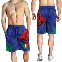 2026 Autumn Rugby Nations Italy Shorts for Men Flag Italian Watercolour Art