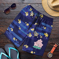2026 Autumn Rugby Nations Japan Shorts for Men Blue Sakura Japanese Asanoha Seigaiha