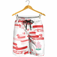 2026 Autumn Rugby Nations Japan Shorts for Men White Sakura Japanese Asanoha Seigaiha