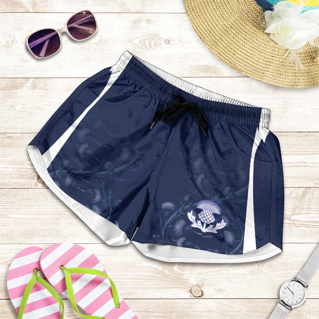 2026 Autumn Rugby Nations Scotland Shorts for Women Scottish Thistle DNA Sporty