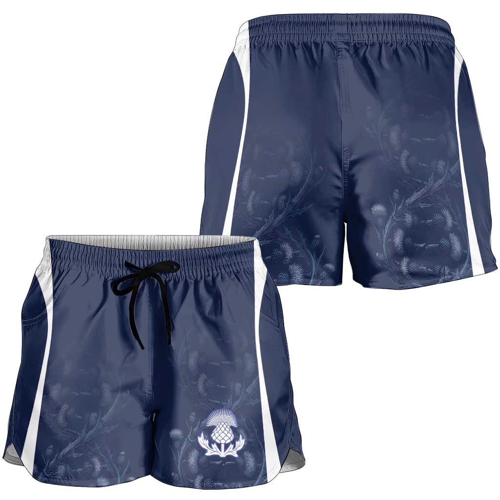 2026 Autumn Rugby Nations Scotland Shorts for Women Scottish Thistle DNA Sporty