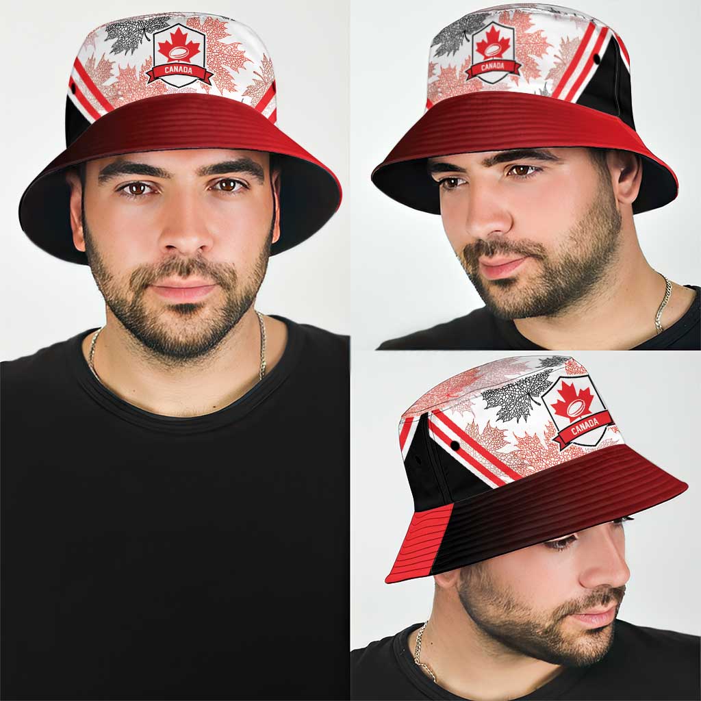 2026 Rugby Nations Series Canada Bucket Hat Les Rouges Maple Leaf