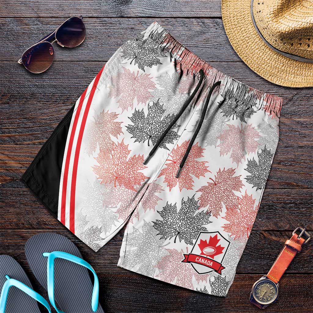 2026 Rugby Nations Series Canada Shorts for Men Les Rouges Maple Leaf