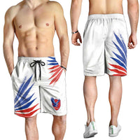 2026 Rugby Nations Series Chile Shorts for Men Los Condores Eagle Bold Stripes Pride