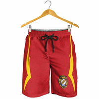 2026 Rugby Nations Series Romania Shorts for Men Stejarii Oaks Carpathian Pattern