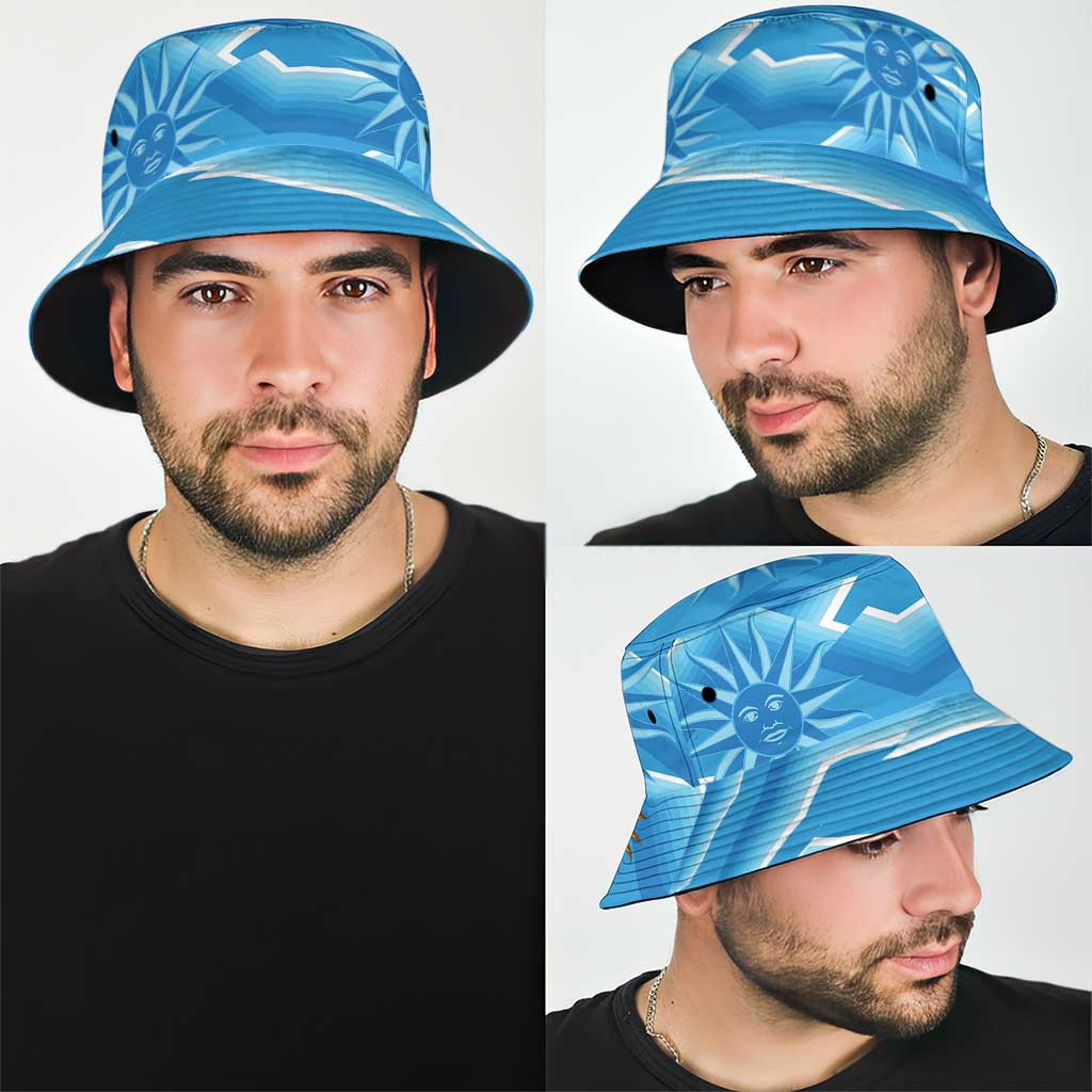 2026 Rugby Nations Series Uruguay Bucket Hat Los Teros Sun Of May