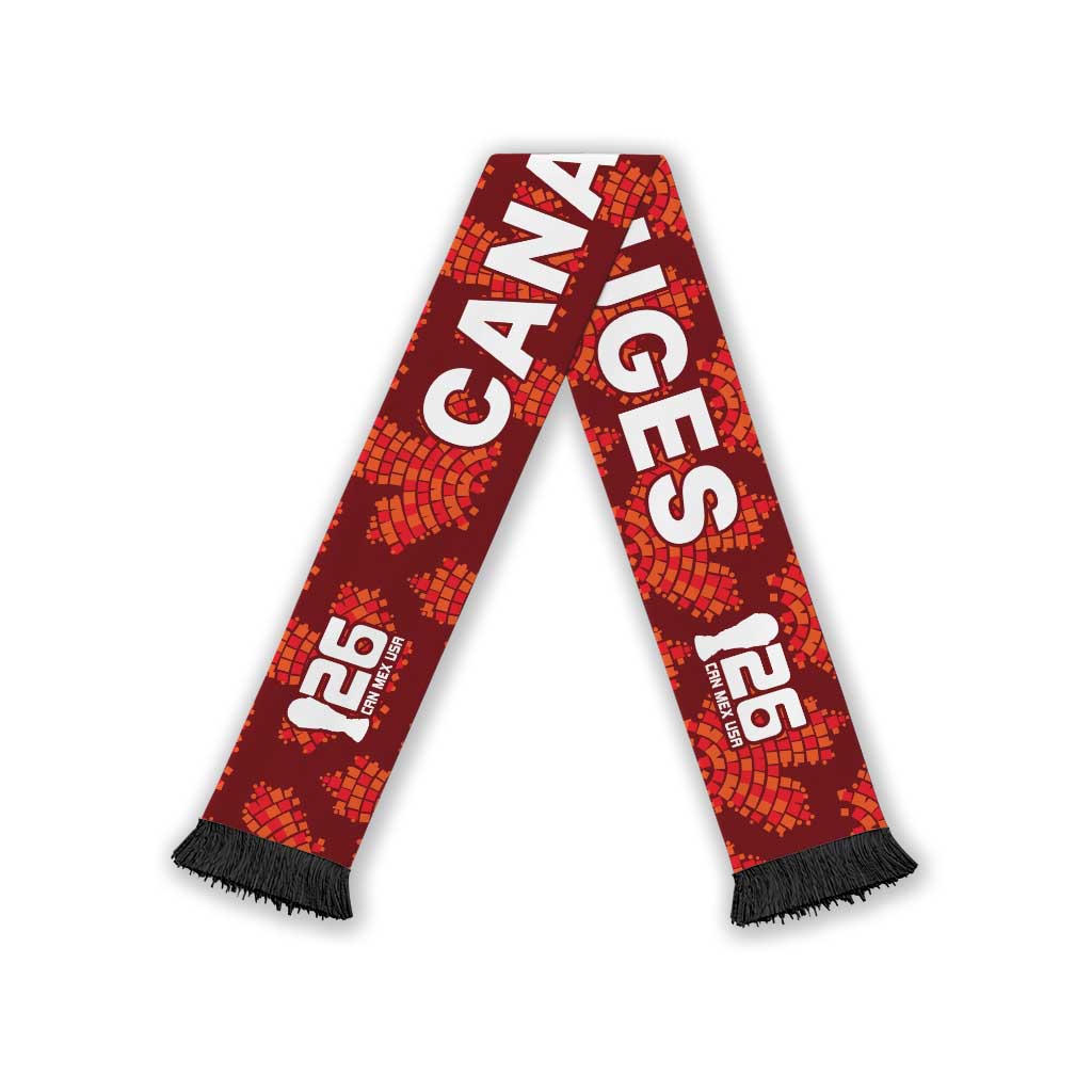 2026 World Football Host Country Canada Soccer Scarf