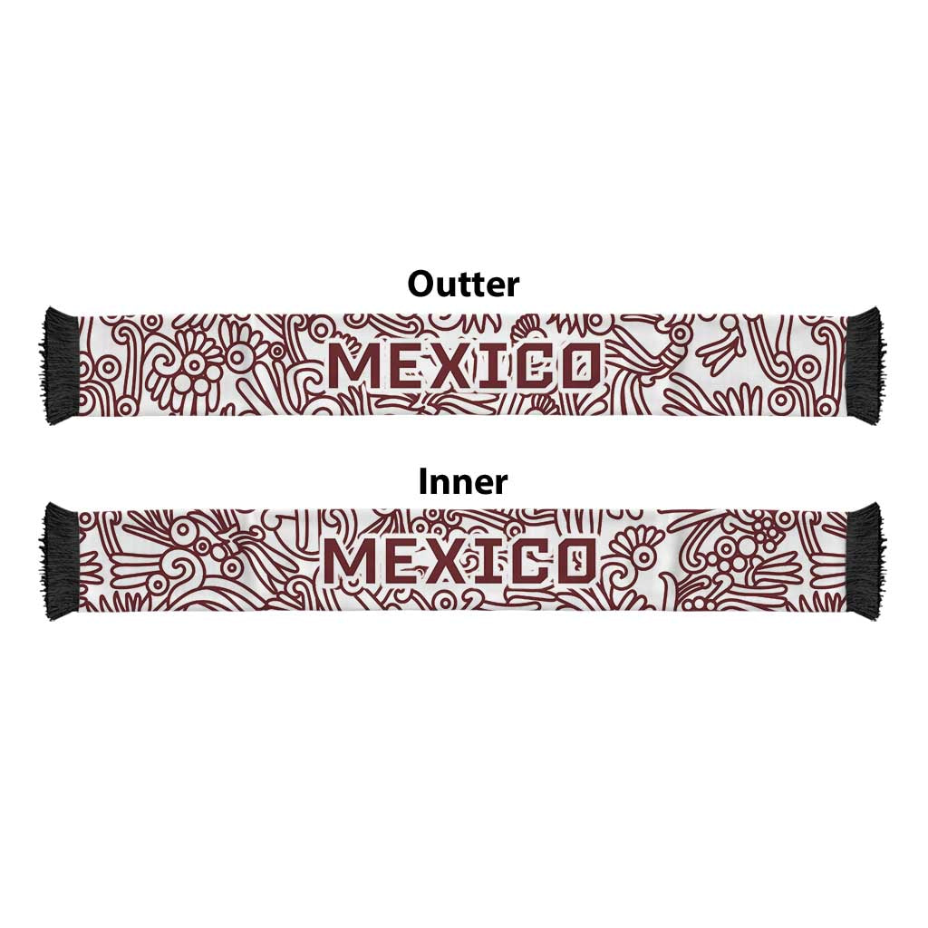2026 World Football Host Country Mexico Soccer Scarf White Version