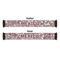 2026 World Football Host Country Mexico Soccer Scarf White Version