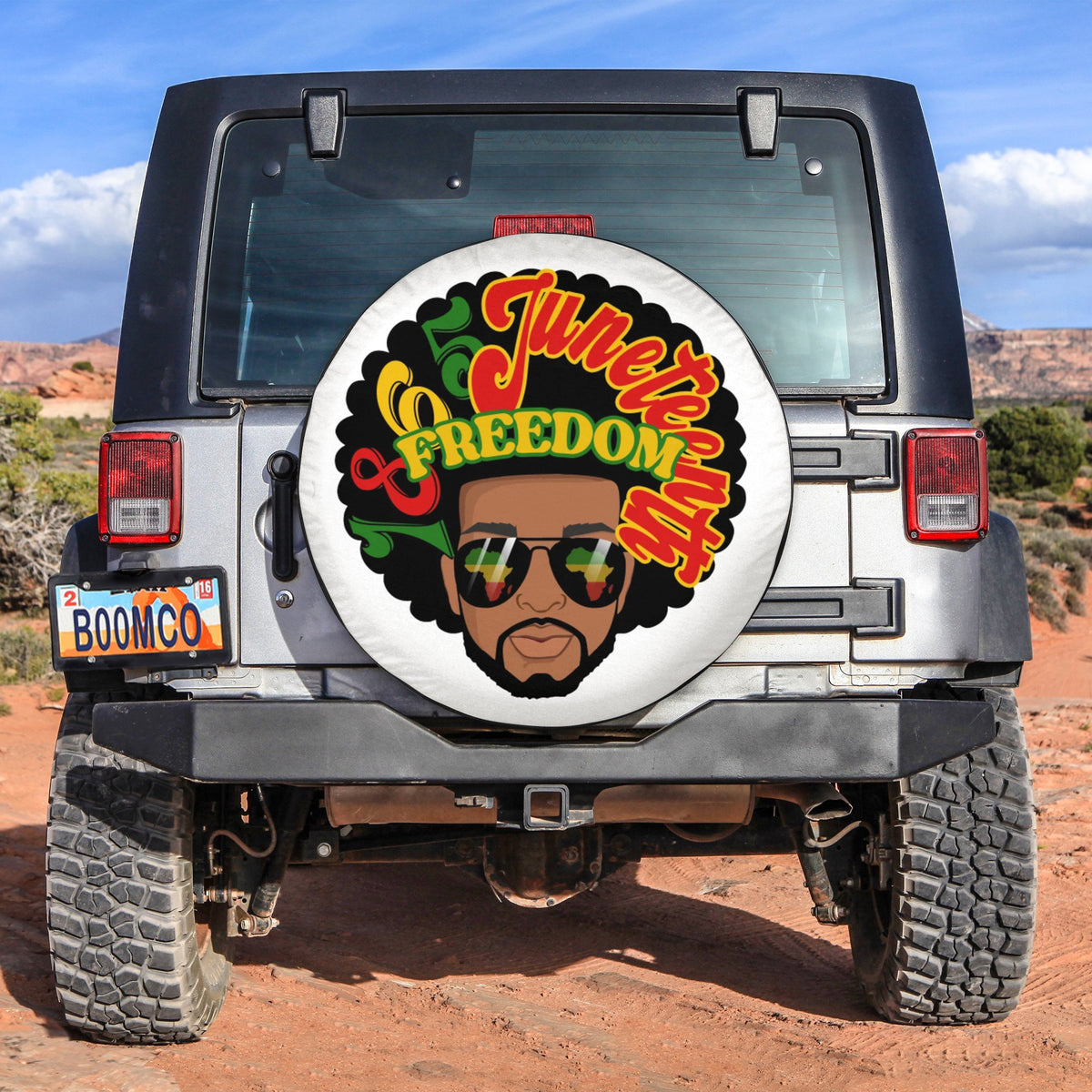 African Tire Covers - Juneteenth Spare Tire Cover Juneteenth 1865 Freedom NO.21 LT8 - Wonder Print Shop