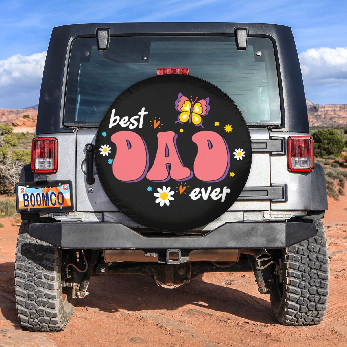 Father's Day Tire Covers - Best Dad Ever Spare Tire Cover NO.216 LT8 - Wonder Print Shop