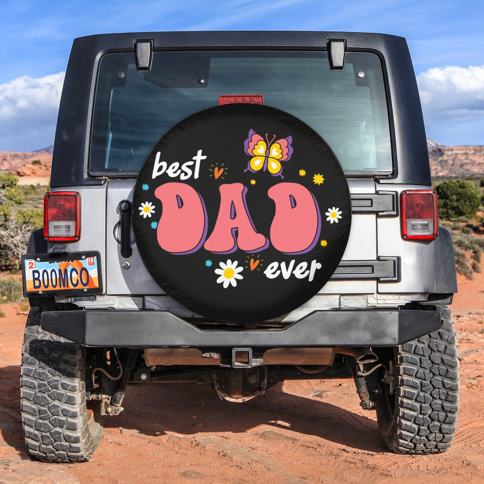 Father's Day Tire Covers - Best Dad Ever Spare Tire Cover NO.216 LT8 - Wonder Print Shop