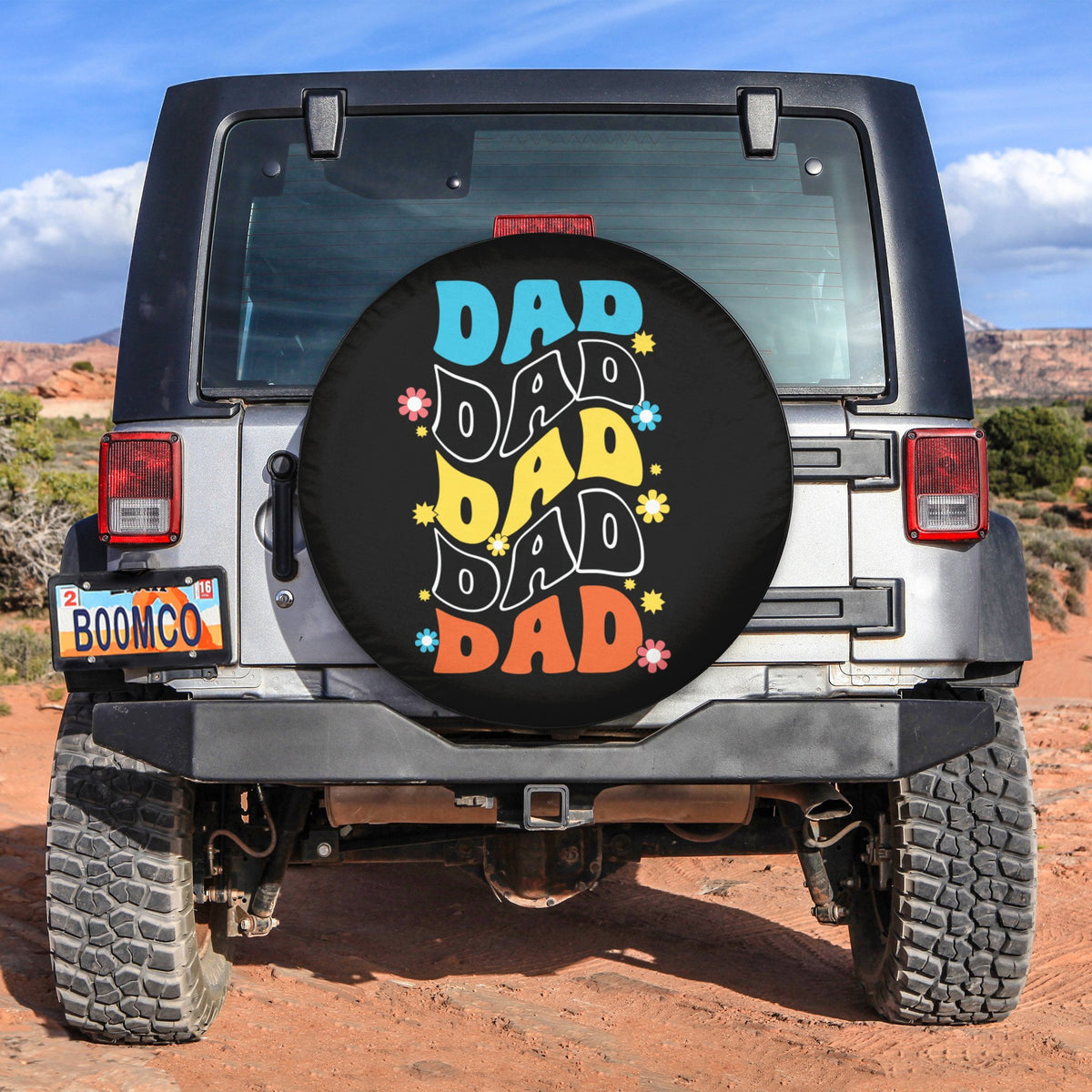 Father's Day Tire Covers - Dad Dad Dad Spare Tire Cover NO.218 LT8 - Wonder Print Shop