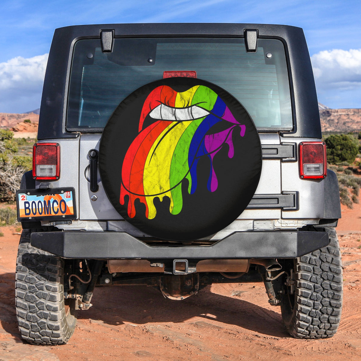 LGBT Tire Covers - Pride Licking Spare Tire Cover NO.156 LT8 - Wonder Print Shop