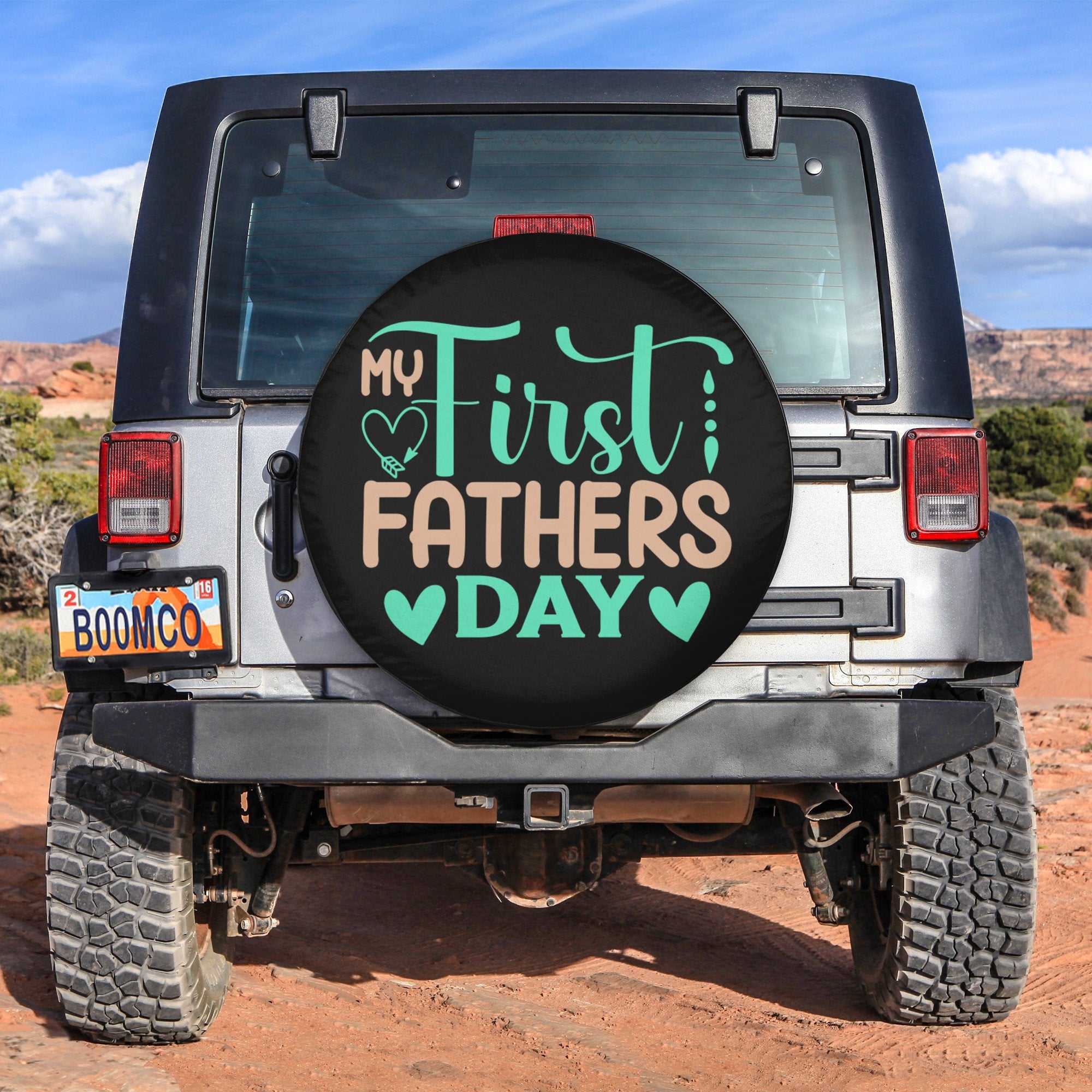 Father's Day Tire Covers - My First Fathers Day Spare Tire Cover NO.231 LT8 - Wonder Print Shop