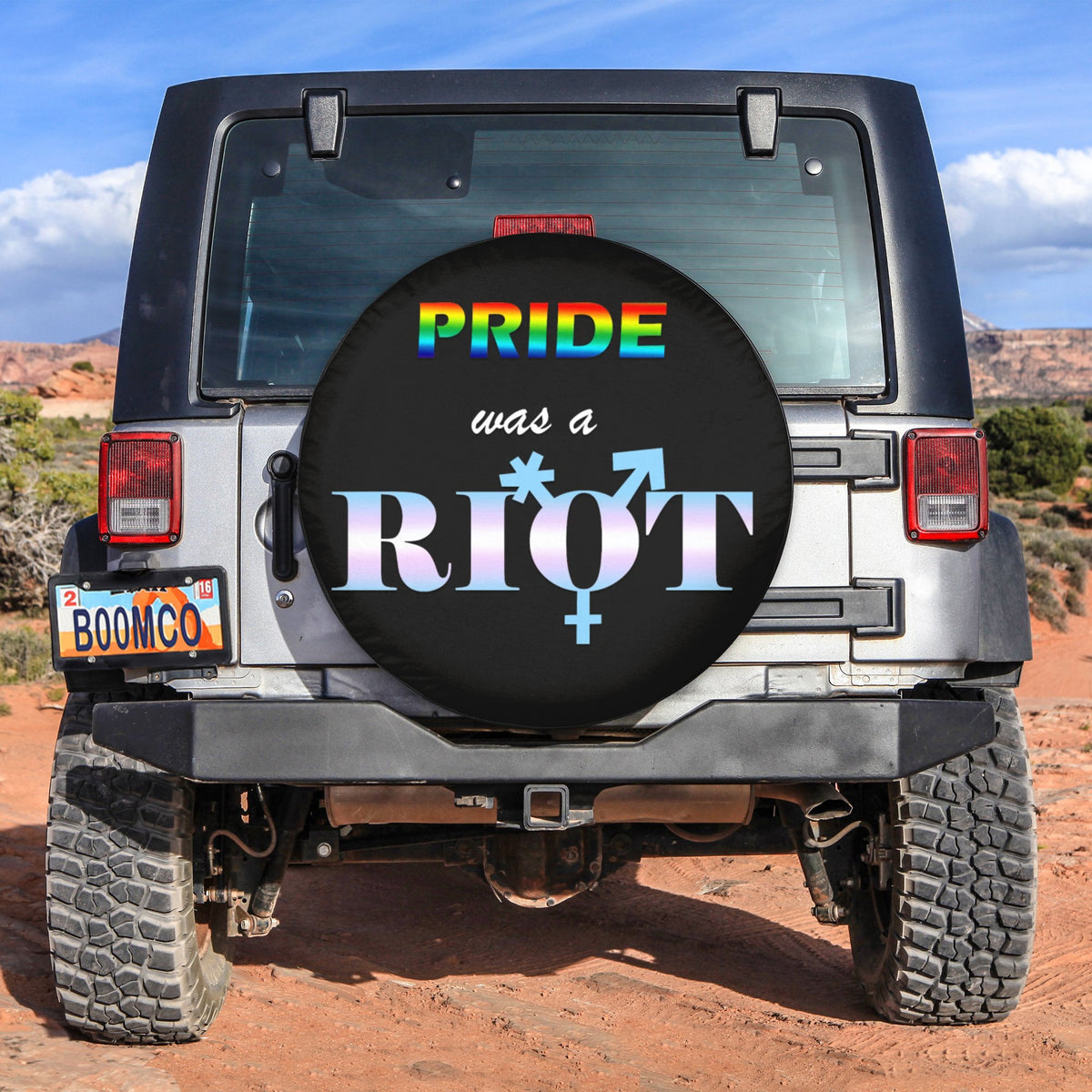 LGBT Tire Covers - Pride Riot Spare Tire Cover NO.168 LT8 - Wonder Print Shop