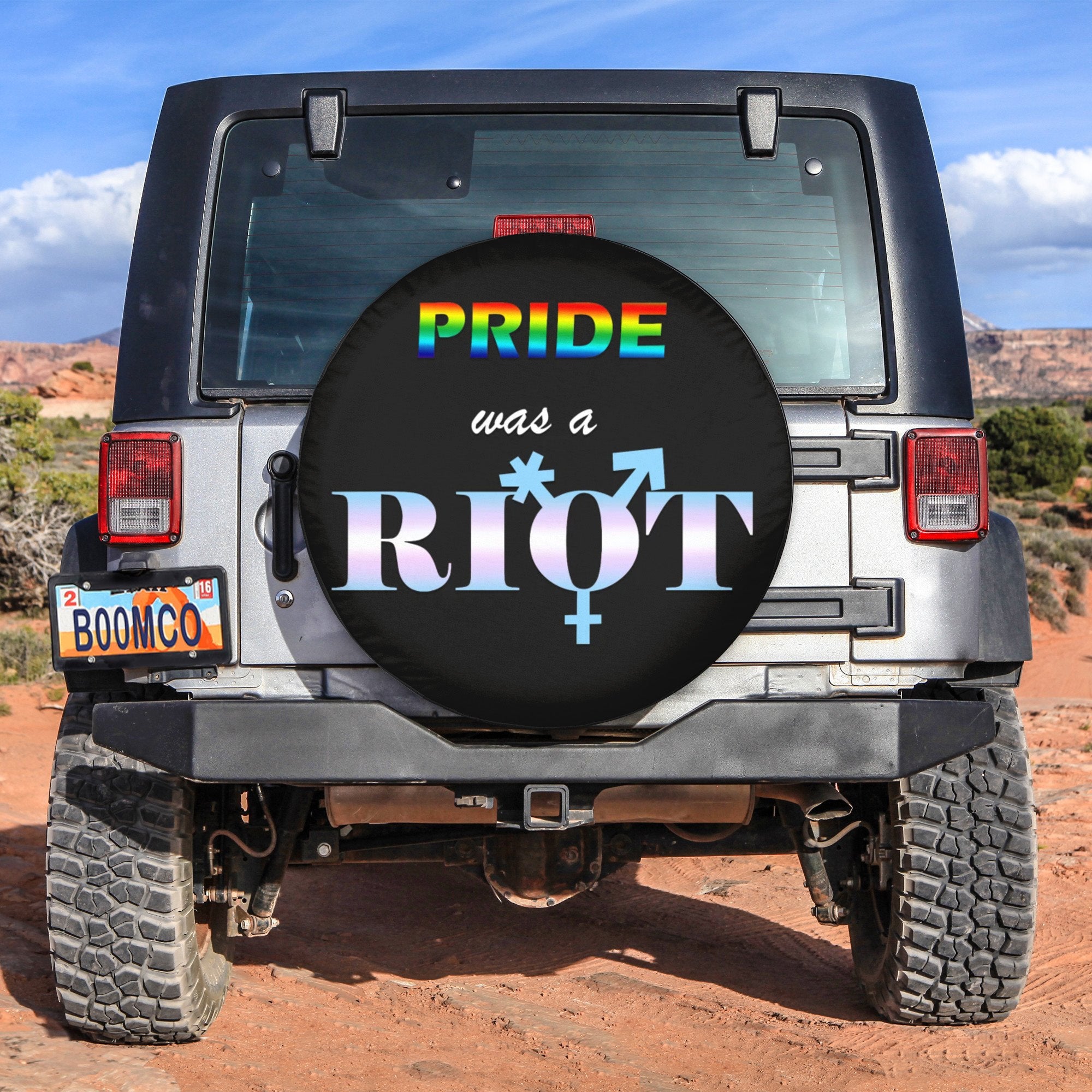 LGBT Tire Covers - Pride Riot Spare Tire Cover NO.168 LT8 - Wonder Print Shop