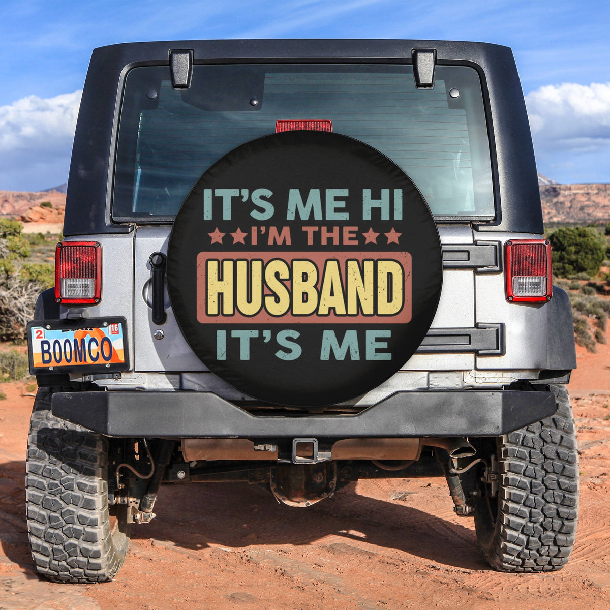 Father's Day Tire Covers - It's Me Hi I'm The Husband It's Me Spare Tire Cover NO.235 LT8 - Wonder Print Shop