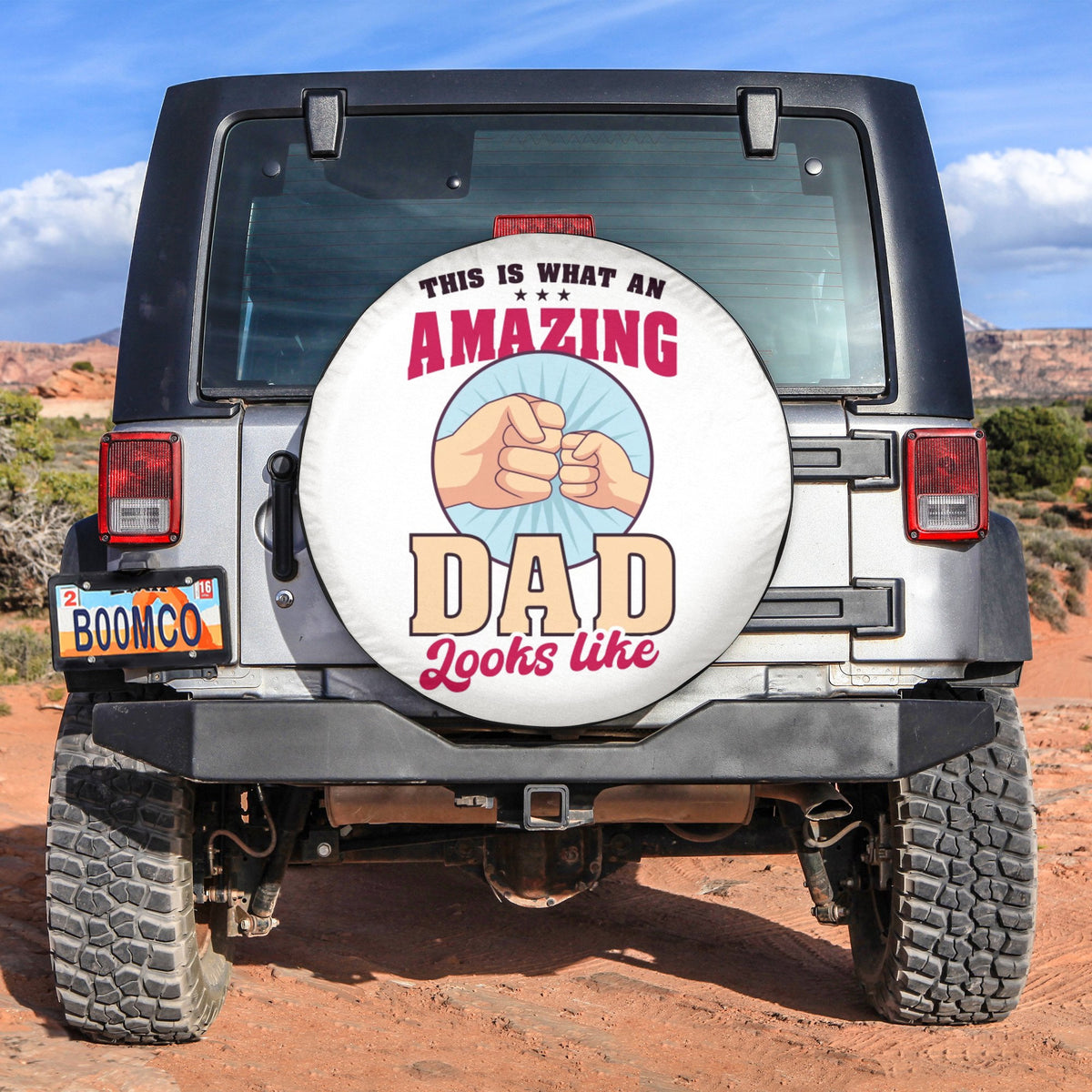 Father's Day Tire Covers - This Is What An Amazing Dad Looks Like Spare Tire Cover NO.241 LT8 - Wonder Print Shop