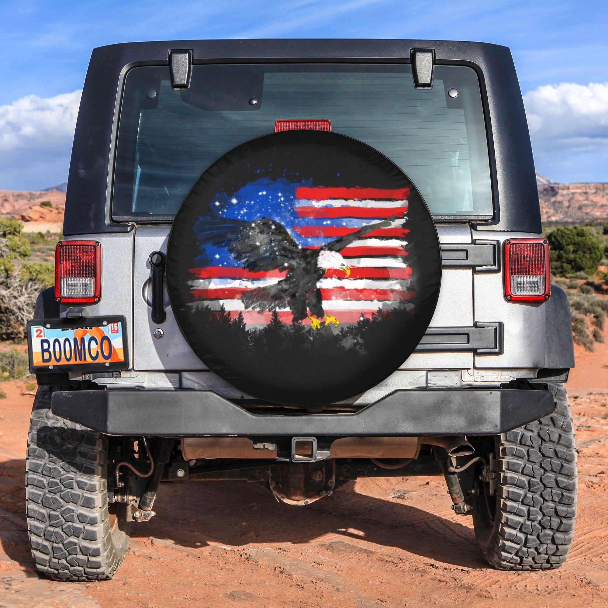 4th Of July Tire Covers - US Independence Day America Bald Eagle Flag Vibes Spare Tire Cover NO.77 LT8 - Wonder Print Shop