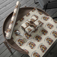 250 Anniversary Wrapping Paper Roll Floral Liberty Bell USA 250th American 4th July 2026