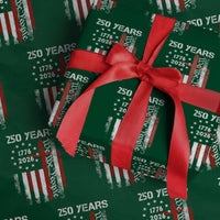 250 Years America Anniversary Christian USA Flag Wrapping Paper Roll