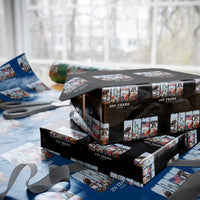 250 Years American 1776 2026 Wrapping Paper Roll 250th 4th July Independence Day Eagle Statue of Liberty Flag
