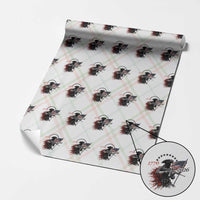 250 Years Anniversary Yankee Spirit Wrapping Paper Roll 1776 2026 Patriotic Tactical Minuteman Independence Day 4th July US Flag