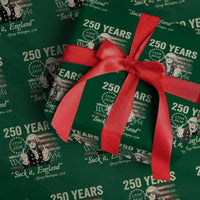 250 Years George Washington Suck It England Wrapping Paper Roll 4th Of July 1776 2026 250th Anniversary USA