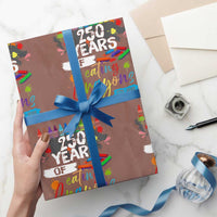250 Years Of Eating Crayons Wrapping Paper Roll Marine Veteran 250th Anniversary - Wonder Print Shop